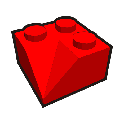 Clip is a Brick - 2x2 corner inside clipart