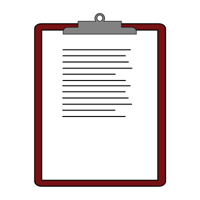 Clipboard report clipart