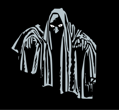 Cloaked figure clipart