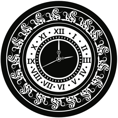 Clock Face (#1) clipart