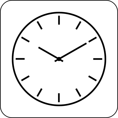 Clock Icon clipart