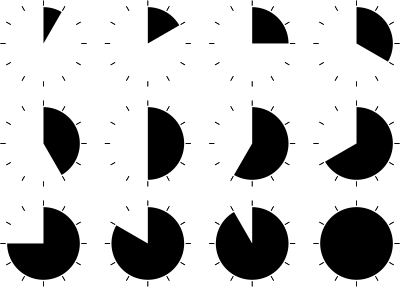 Clock periods clipart