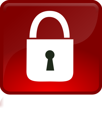 Closed lock clipart
