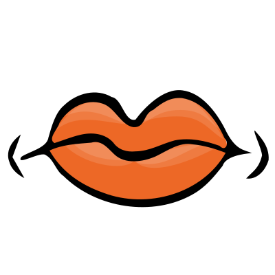 Closed mouth clipart