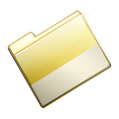 Closed Simple Yellow Folder clipart