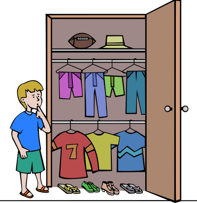 Closet Kid - Colour Remix clipart