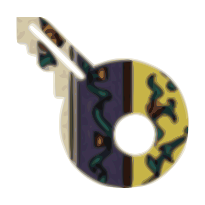 Cloth key(akramly) clipart