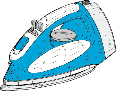 Clothes iron clipart