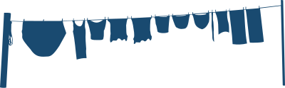Clothes line clipart
