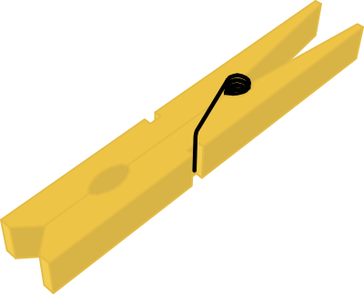 Clothes peg clipart
