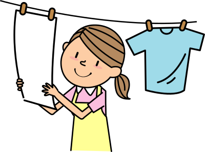 Clothesline clipart