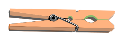 Clothespin (improved) clipart
