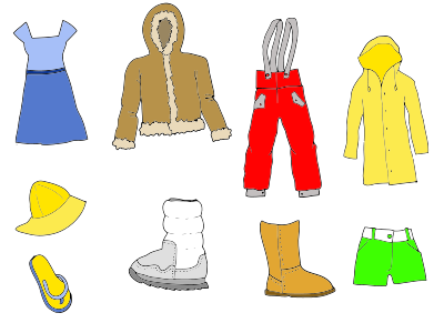 Clothing Assortment clipart