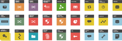Cloud components clipart