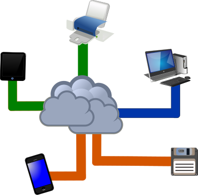 Cloud computing clipart