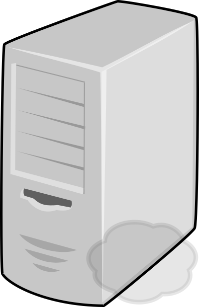 Cloud Server clipart