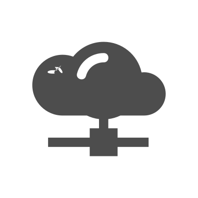 Cloud storage icon clipart
