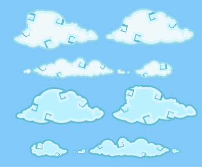 Clouds clipart