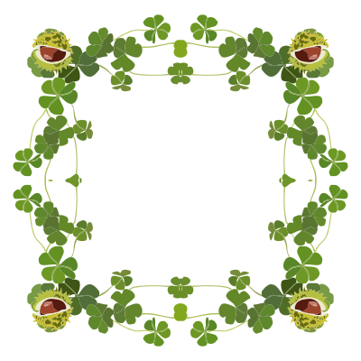 Clover Frame clipart