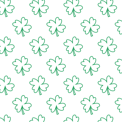 Clover pattern Saint Patrick clipart