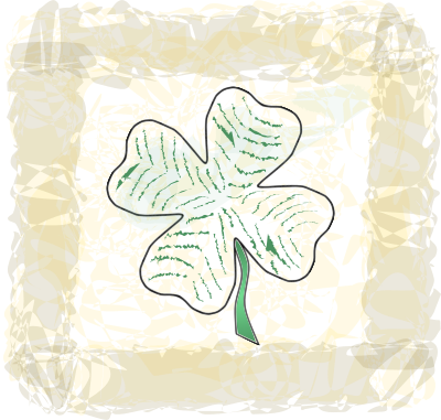 Clover with background clipart