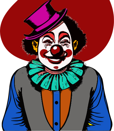 Clown 02 clipart