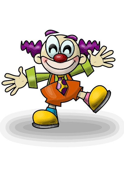 Clown clipart