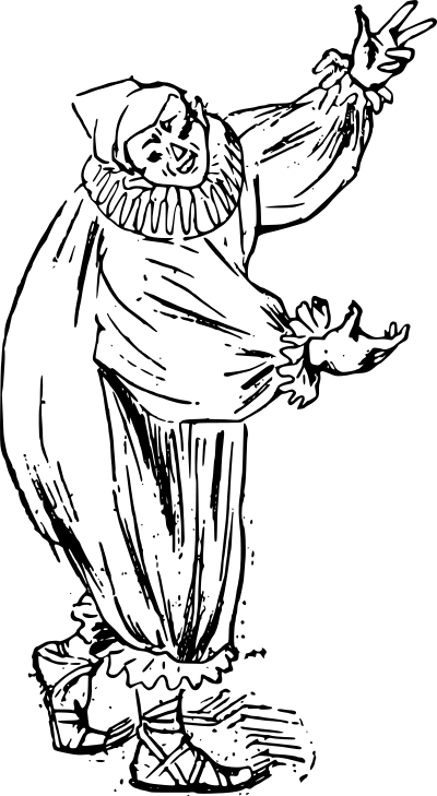 Clown clipart