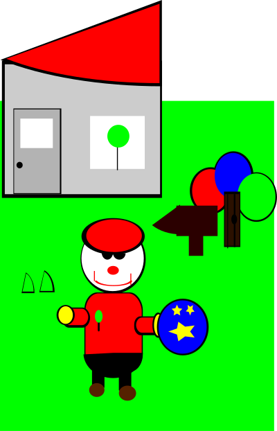 Clown clipart