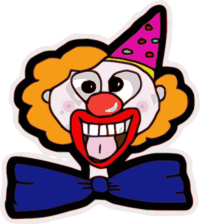 Clown Face clipart