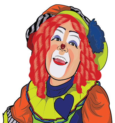 Clown Illustration 4 clipart