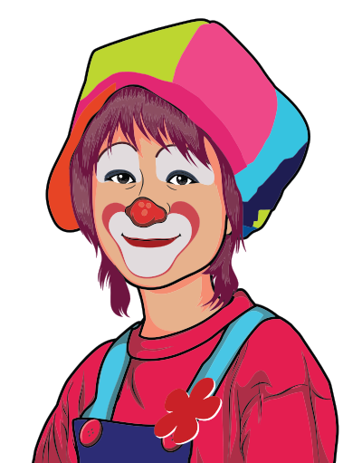 Clown Illustration 8 clipart