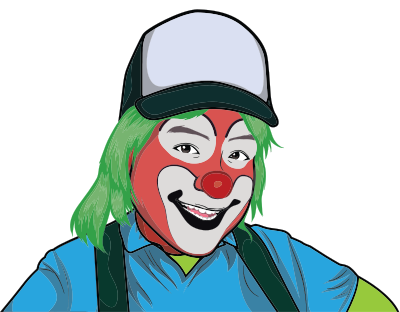 Clown Illustration 9 clipart