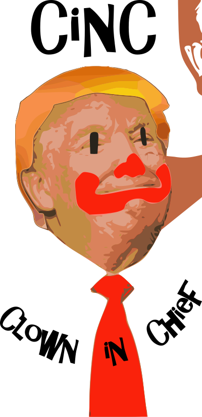 Clown in Chief clipart