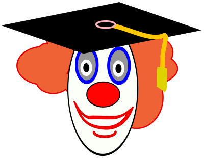 Clown School Graduate clipart