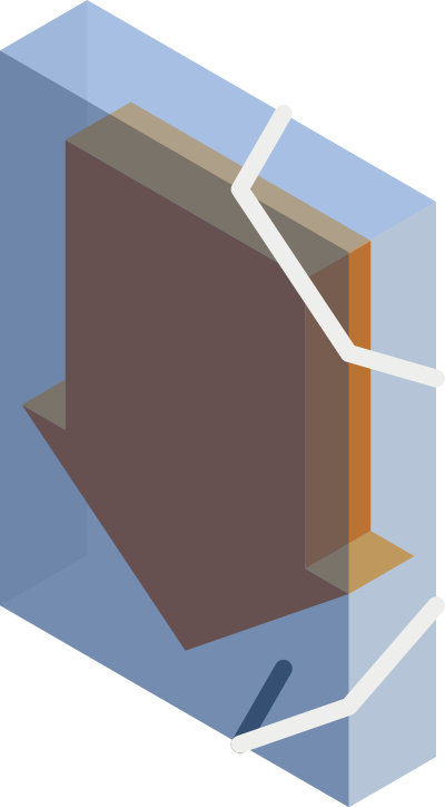 CM Isometric Folder Downloads clipart