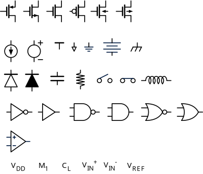 CMOS Circuit clipart
