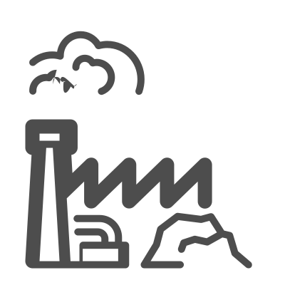 Coal power plant clipart