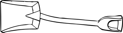 Coal shovel 2 clipart