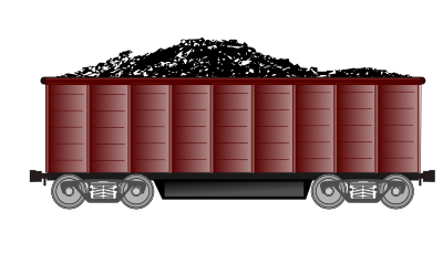 Coal wagon clipart