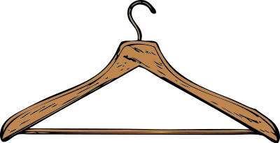 Coat hanger clipart