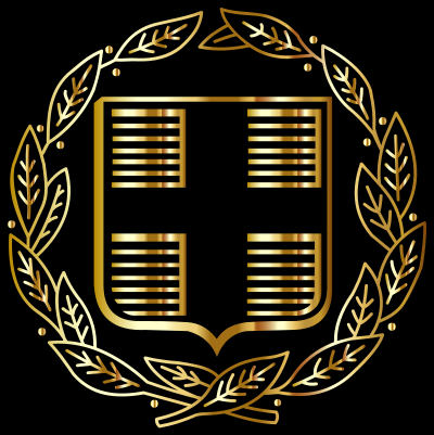 Coat Of Arms Of Greece Gold clipart