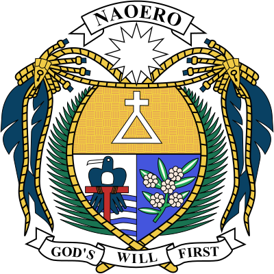 Coat of arms of Nauru clipart