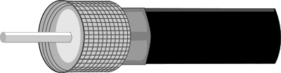 Coaxial Connector (male) clipart