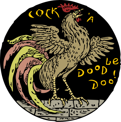 Cock-a-doodle-doo - Colour Remix clipart