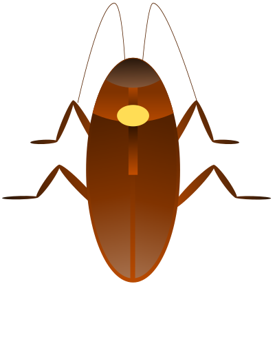 Cockroach. Cucaracha clipart