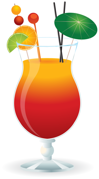 Cocktail glass clipart