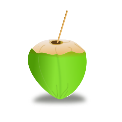 Coconut icon clipart