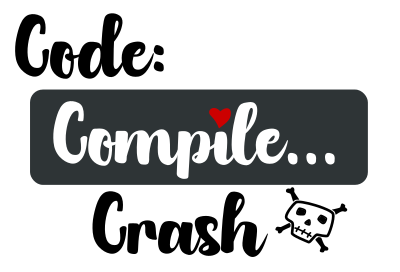 Code Compile Crash clipart