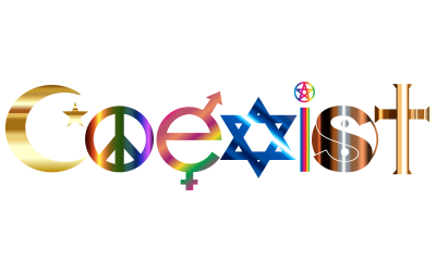 COEXIST Ornate clipart